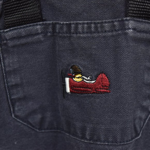 Dark blue cotton overalls 12-18m - Picture 3 of 12